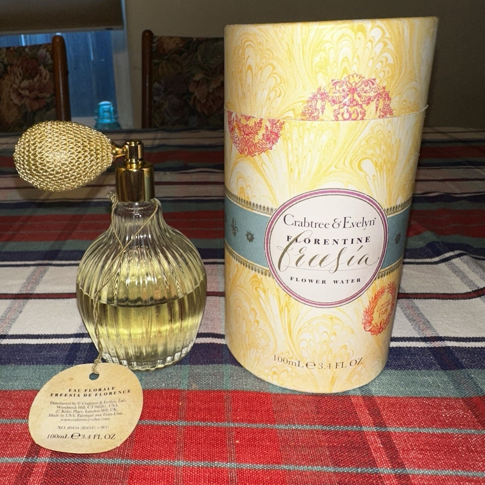 Crabtree & Evelyn Florentine Freesia Flower Water 3.4fl oz NEW IN BOX